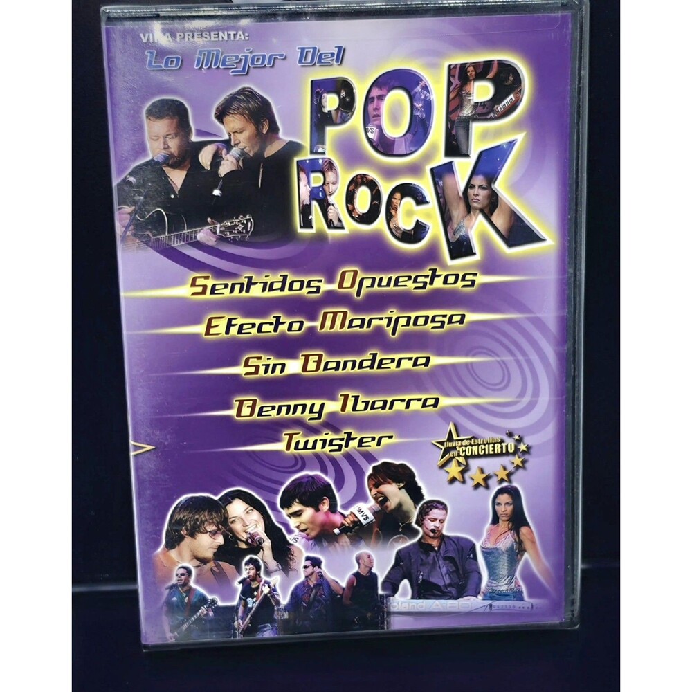 Lo Mejor Del Pop Rock DVD Sin Bandera Sentidos Opuestos Benny Ibarra Brand New